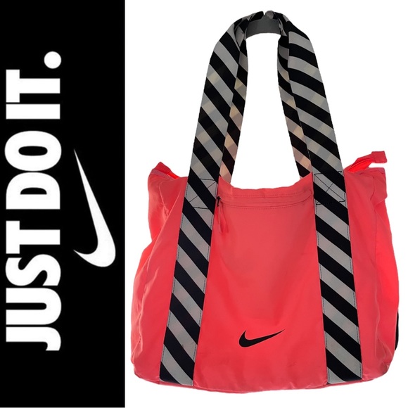 Nike Handbags - nike track tote carry all gym bag hot pink